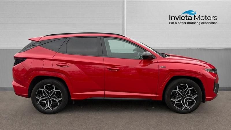 Used Hyundai Tucson N Line 265 HP (194 kW) 2024 Engine red SUV