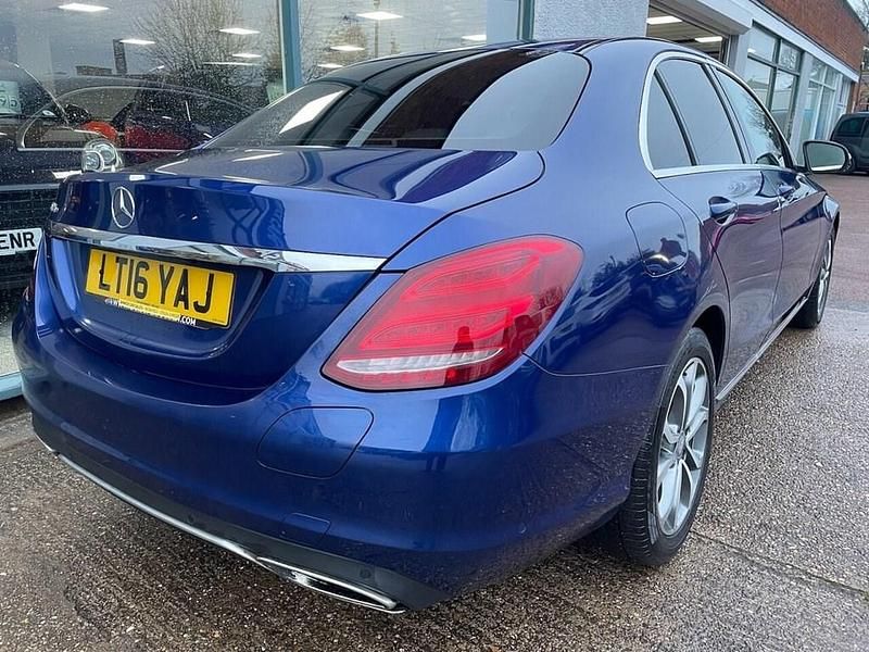 Used Mercedes C350e 2016 Blue Sedan
