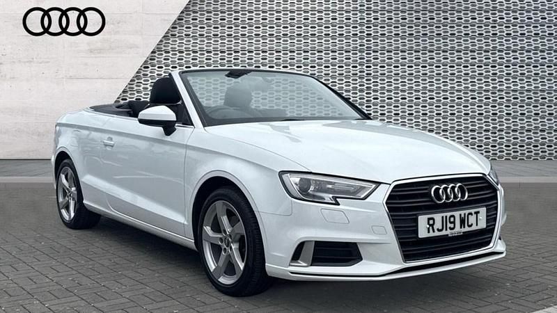 White Used 2019 Audi A3 Cabriolet Sport Cabriolet | £17,227 (Fair price) - Image 1/4
