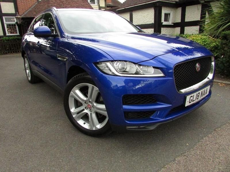 Blue Used 2018 Jaguar F-Pace Portfolio SUV | £12,999 (Fair price) - Image 1/4