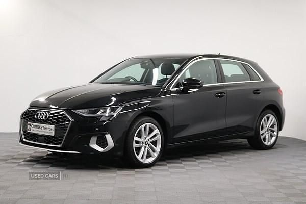 Used Audi A3 Sport 150 HP (110 kW) 2022 Black Hatchback