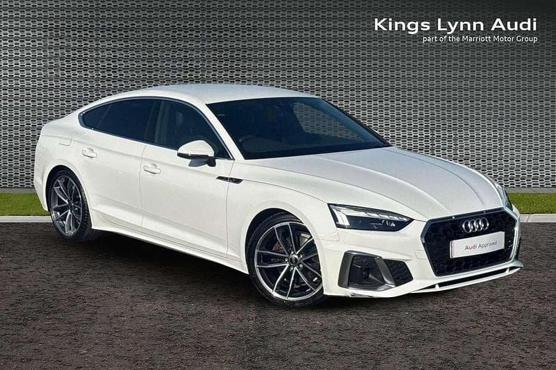 White Used 2023 Audi A5 Sportback S-Line Hatchback | £28,000 (Good price) - Image 1/4