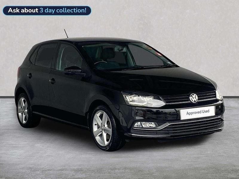 Black Used 2017 VW Polo SEL Hatchback | £11,325 (Fair price) - Image 1/4