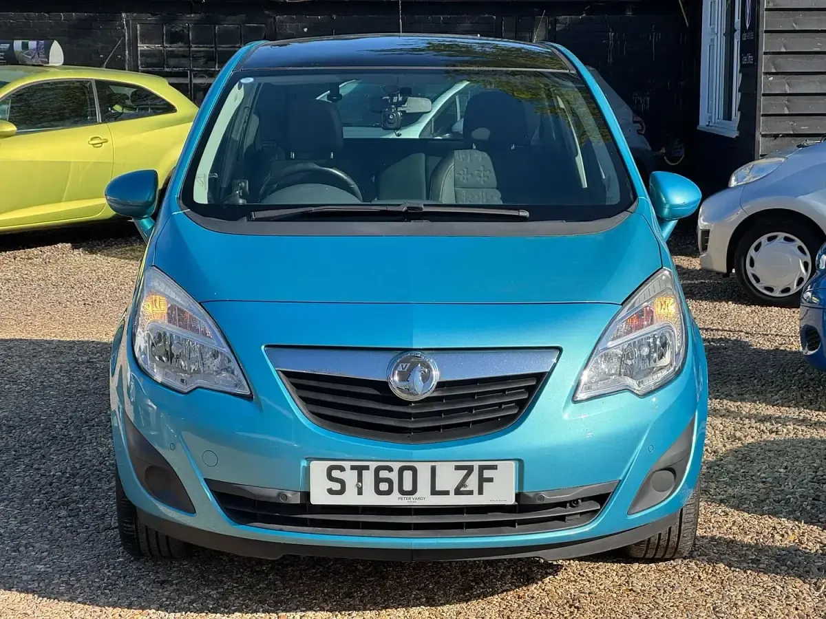 Used Vauxhall Meriva 100 HP (73 kW) 2010 Blue MPV
