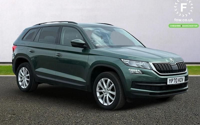Green Used 2021 Skoda Kodiaq SE SUV | £20,899 (Good price) - Image 1/4