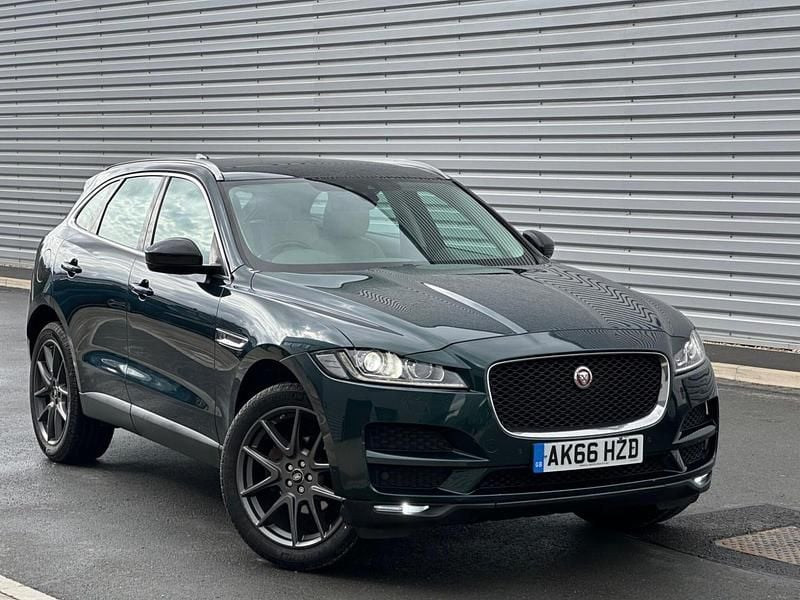 Green Used 2016 Jaguar F-Pace Portfolio SUV | £9,495 (Expensive) - Image 1/4