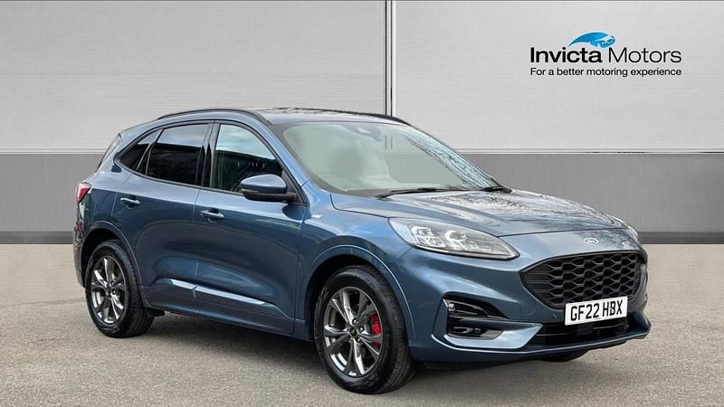 Blue Used 2022 Ford Kuga ST-Line SUV | £20,600 (Fair price) - Image 1/4