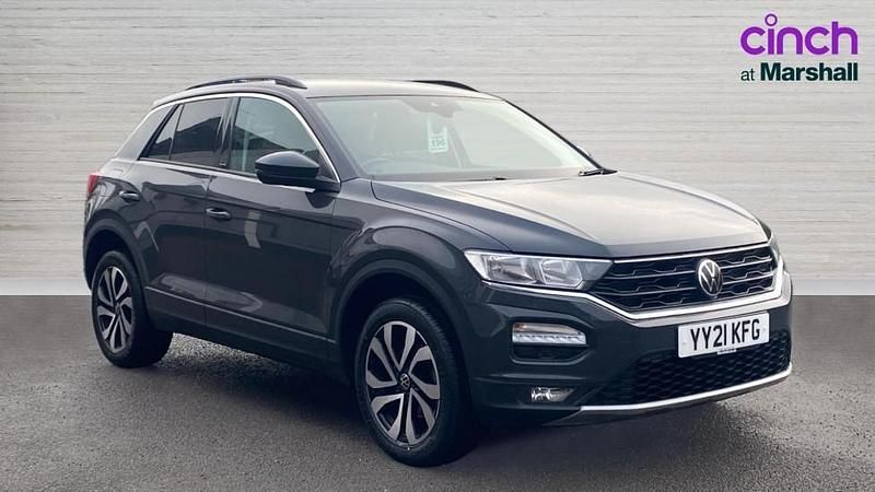 Grey Used 2021 VW T-Roc Active SUV | £16,437 (Fair price) - Image 1/4
