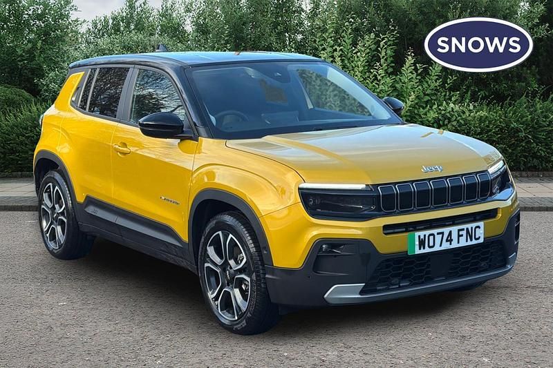 Used Jeep Avenger EV Summit 114 kW (156 HP) 2025 Yellow SUV