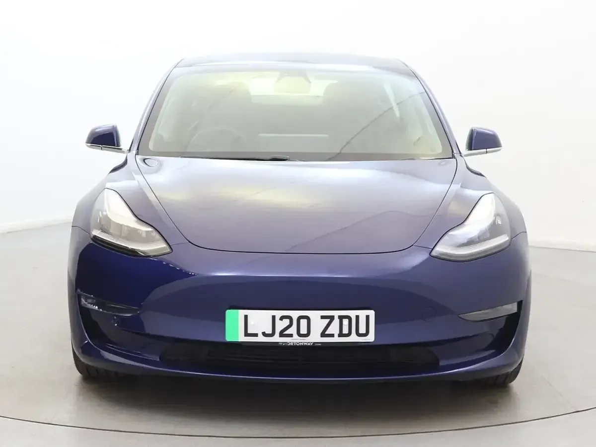 Used Tesla Model 3 Long Range AWD 366 kW (498 HP) 2020 Blue Sedan