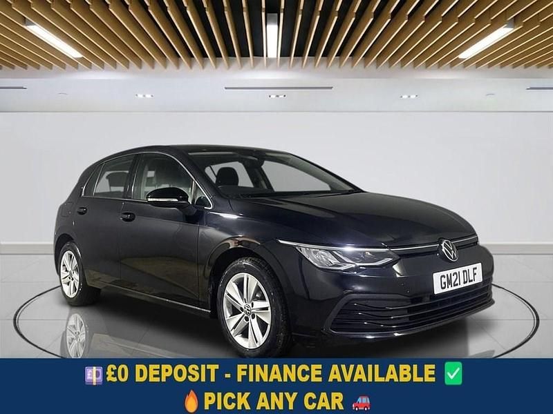 Black Used 2021 VW Golf VIII S Hatchback | £13,199 (Good price) - Image 1/4