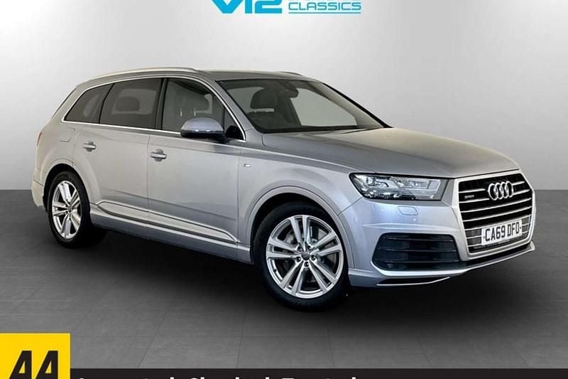 Used Audi Q7 S-Line 231 HP (169 kW) 2019 Silver SUV