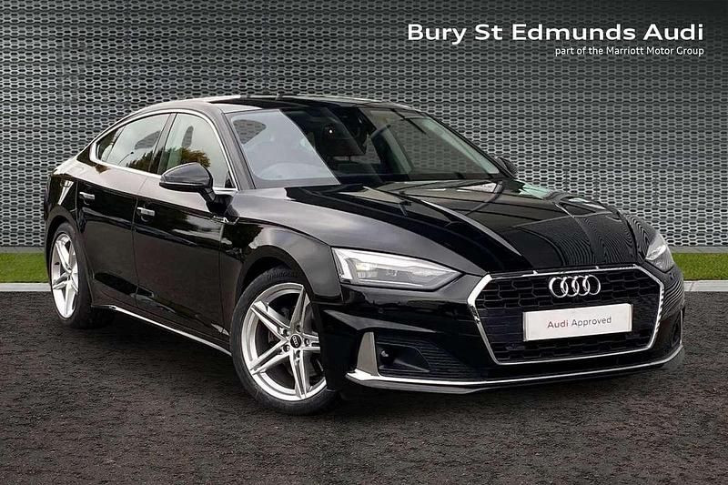 Black Used 2023 Audi A5 Sportback Sport Hatchback | £26,785 (Fair price) - Image 1/4
