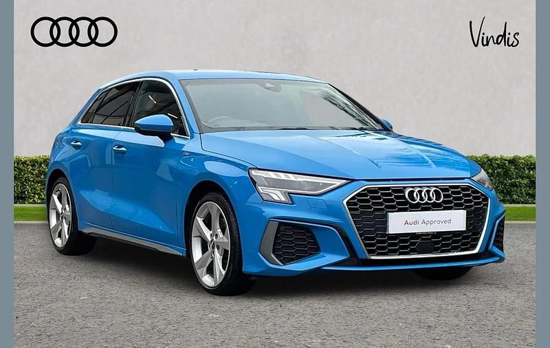 Blue Used 2020 Audi A3 S-Line Hatchback | £15,900 (Fair price) - Image 1/4