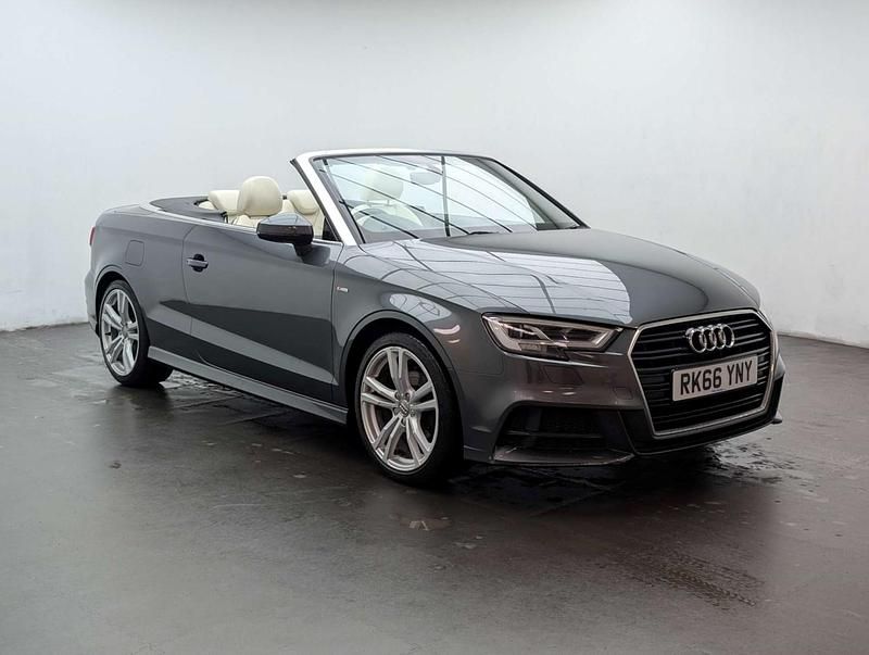Used Audi A3 Cabriolet S-Line 184 HP (135 kW) 2016 Grey Cabriolet