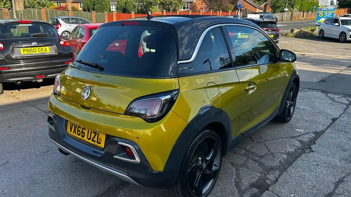 Used Vauxhall Adam Rocks 2015 Yellow Hatchback