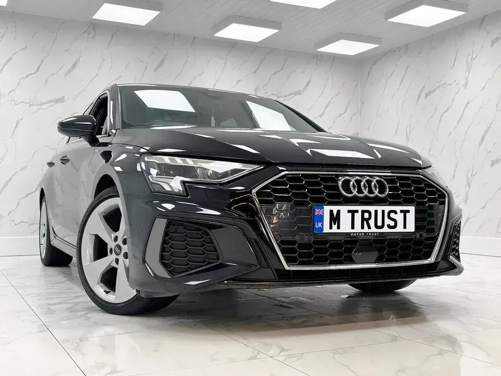 Used Audi A3 Sportback S-Line 110 HP (80 kW) 2022 Black Hatchback