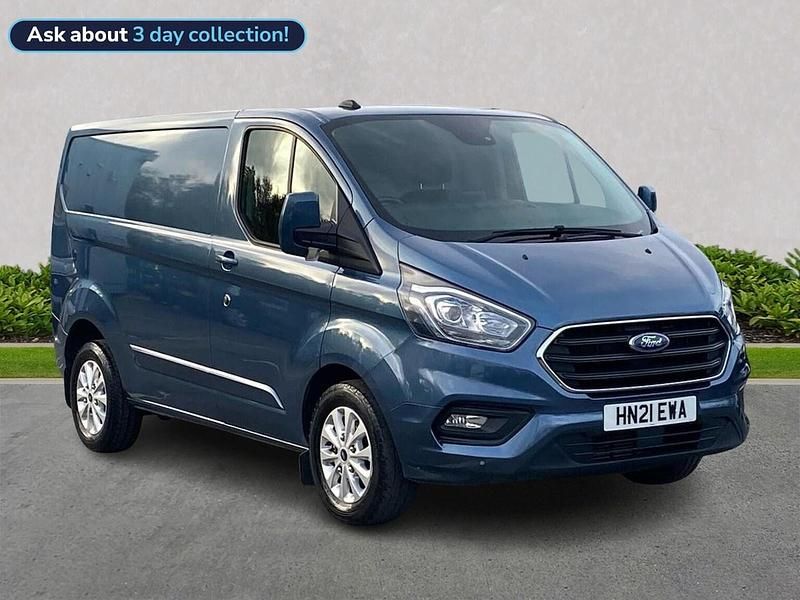 Blue Used 2021 Ford Transit Custom Limited Van | £19,990 (Super price) - Image 1/4