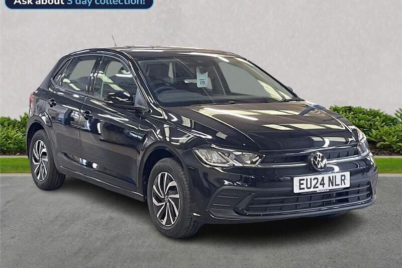 Black New 2024 VW Polo Life Hatchback | £19,630 (Fair price) - Image 1/4