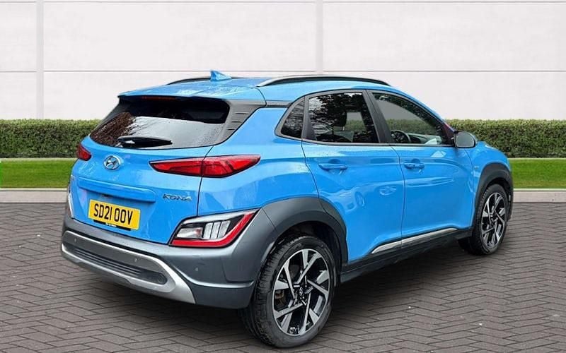 Used Hyundai Kona Premium 120 HP (88 kW) 2021 Blue SUV