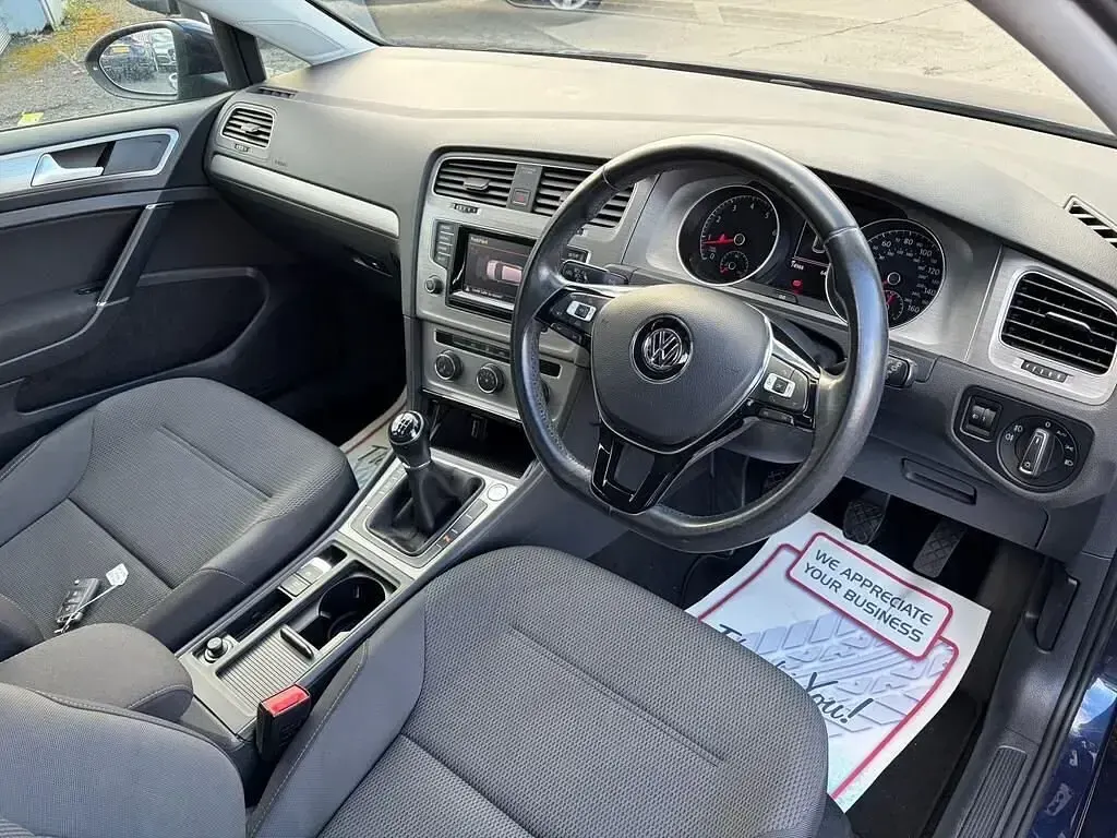 Used VW Golf VII Match 2015 Blue Hatchback