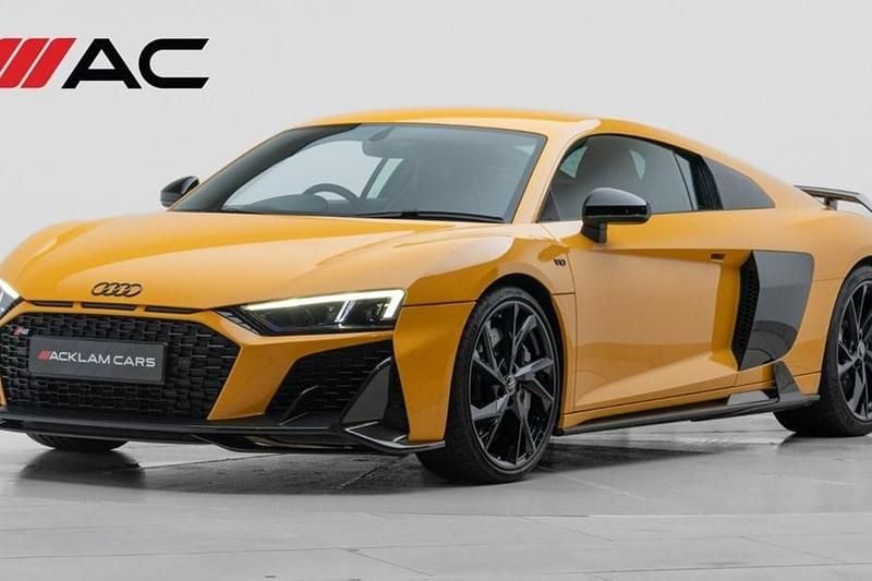 Yellow Used 2021 Audi R8 Coupé Performance Coupe | £104,990 (Good price) - Image 1/1