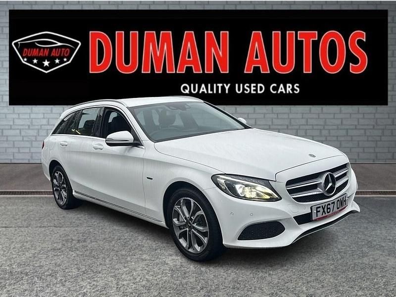 White Used 2017 Mercedes C350e Estate | £9,995 (Fair price) - Image 1/4