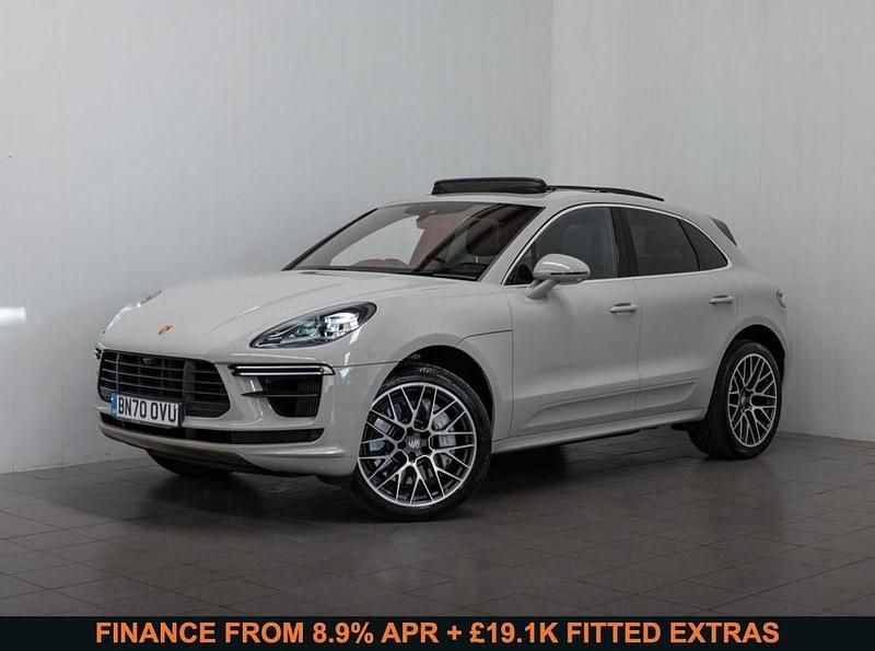 Grey Used 2020 Porsche Macan Turbo SUV | £52,490 (A bit pricey) - Image 1/4
