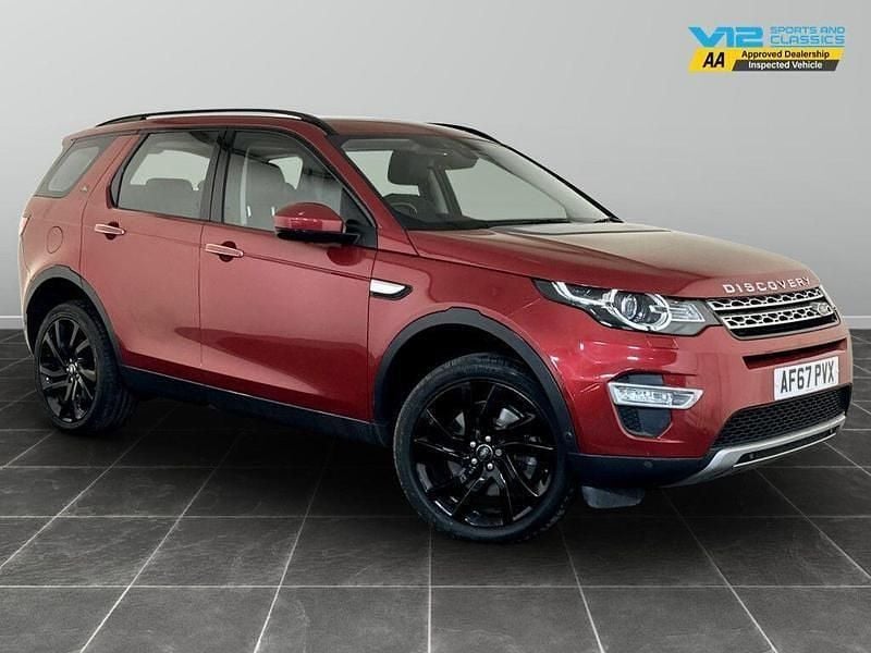 Red Used 2017 Land Rover Discovery Sport HSE Luxury SUV | £12,995 (Fair price) - Image 1/2