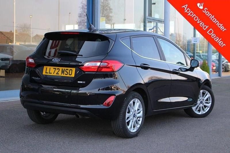 Used Ford Fiesta Titanium 125 HP (91 kW) 2022 Black Hatchback