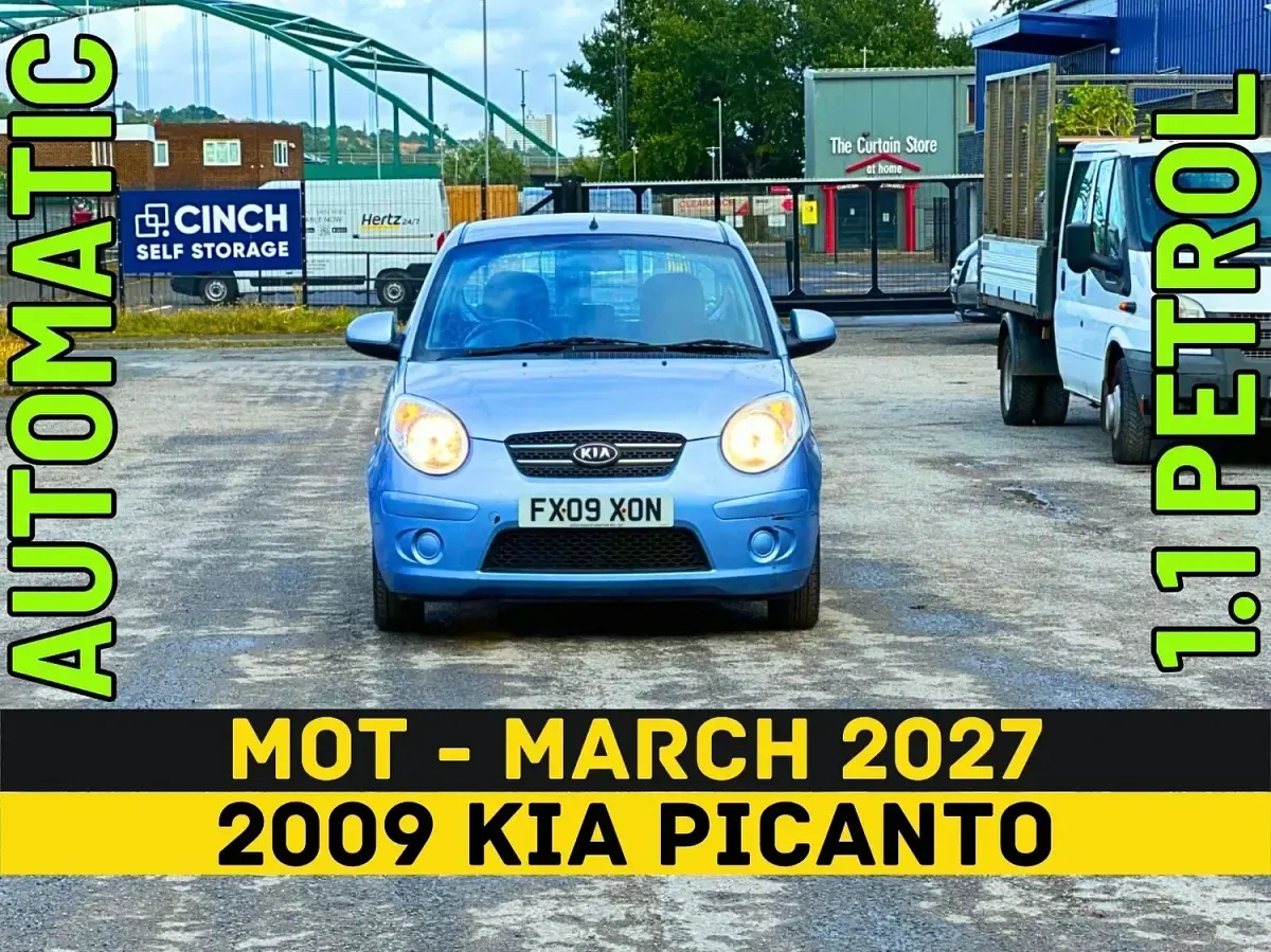 Used Kia Picanto 64 HP (47 kW) 2009 Blue Hatchback