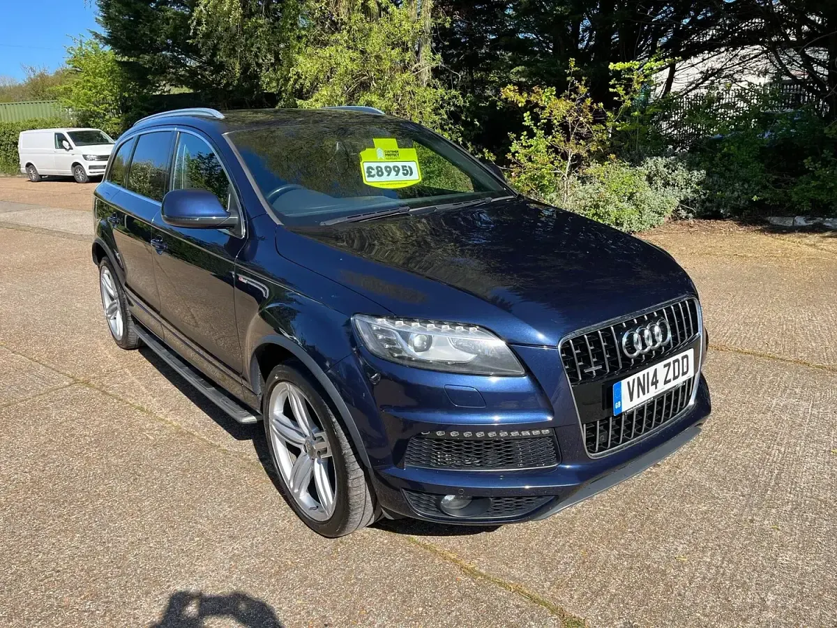 Used Audi Q7 S-line plus 2014 Blue SUV