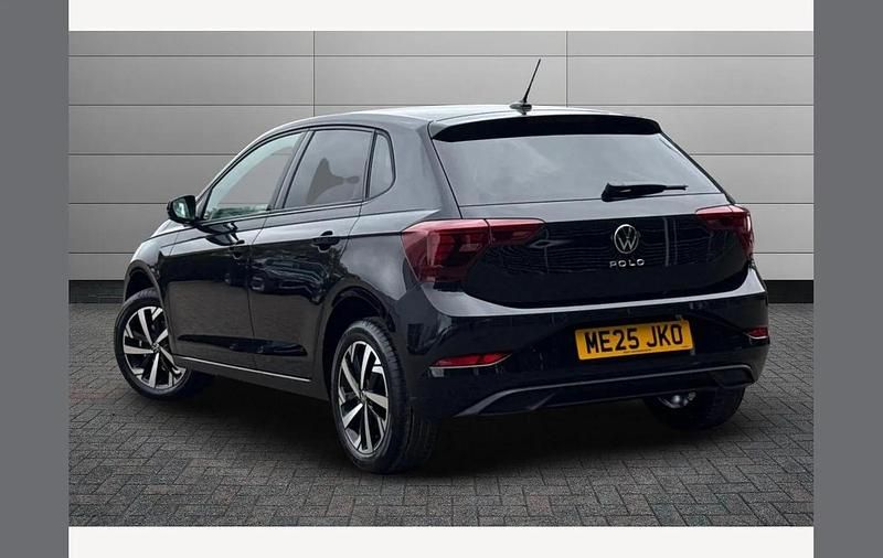 Used VW Polo Match 95 HP (69 kW) 2025 Black Hatchback