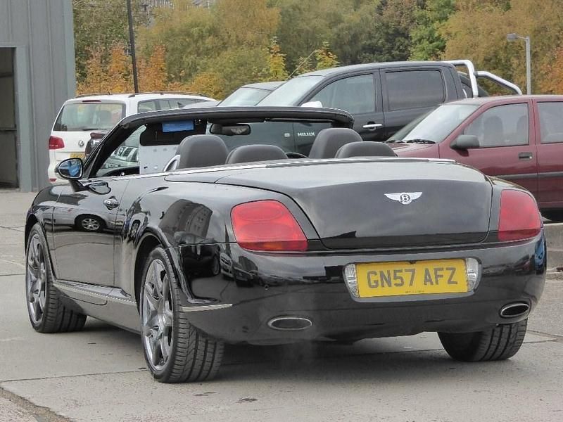 Used Bentley Continental 552 HP (405 kW) 2007 Black Cabriolet