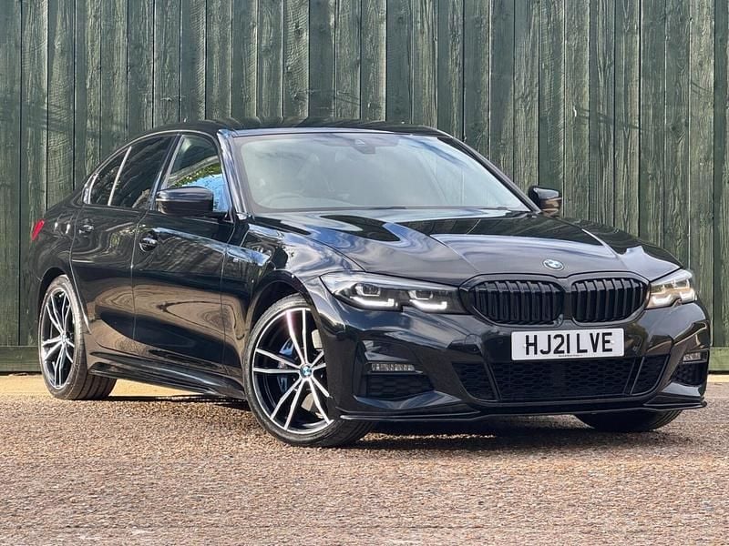 Black Used 2021 BMW 330e M Sport Sedan | £19,500 (Fair price) - Image 1/3
