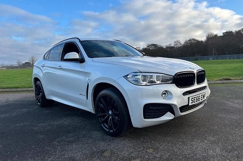White Used 2017 BMW X6 M Sport SUV | £17,700 (Good price) - Image 1/1