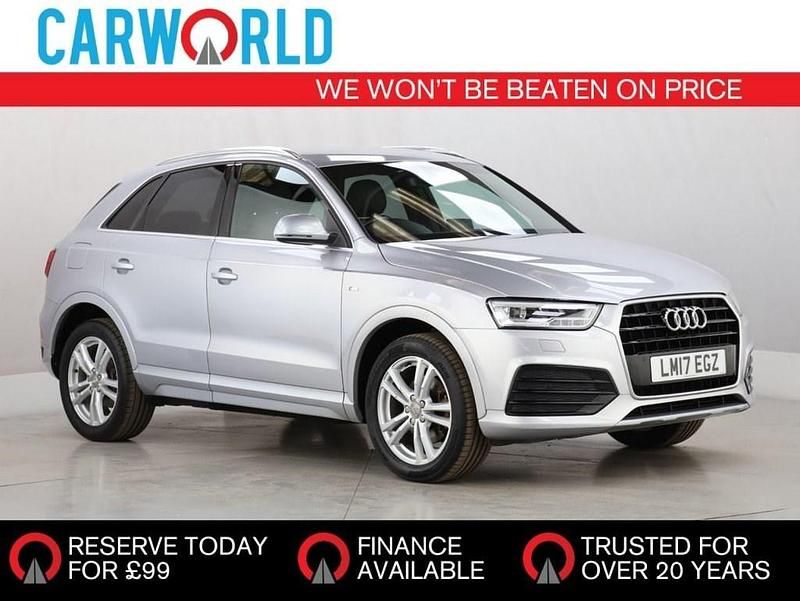 Silver Used 2017 Audi Q3 S-Line SUV | £14,670 (Fair price) - Image 1/3