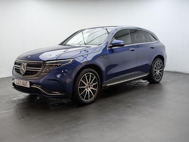 Used Mercedes EQC400 AMG line 300 kW (408 HP) 2021 Blue SUV