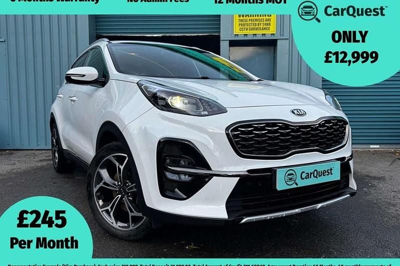 White Used 2018 Kia Sportage GT-Line SUV | £12,999 (Expensive) - Image 1/1