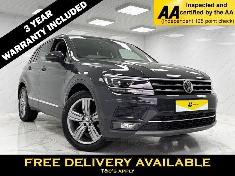 Grey Used 2019 VW Tiguan S SUV | £14,895 (Good price) - Image 1/2