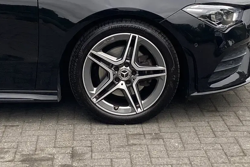 Used Mercedes CLA180 AMG line 134 HP (98 kW) 2022 Black Coupe