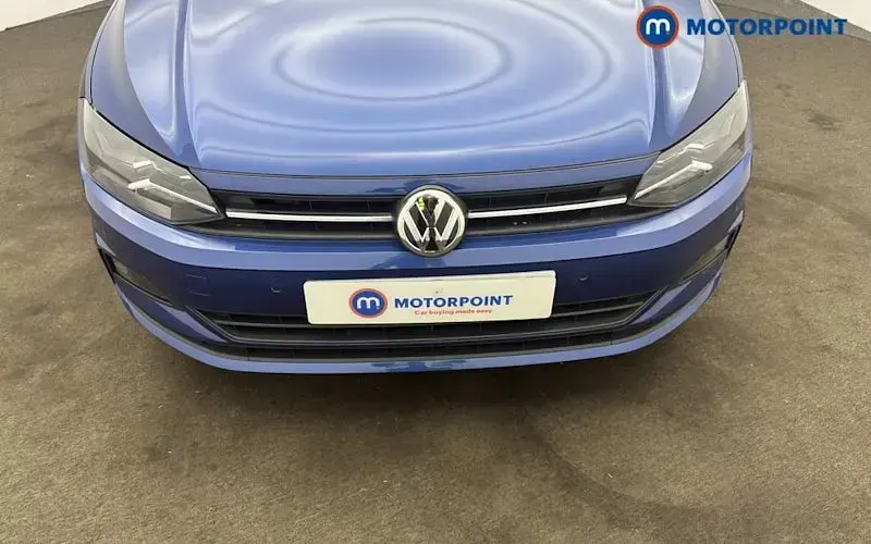 Used VW Polo SE 95 HP (69 kW) 2018 Blue Hatchback