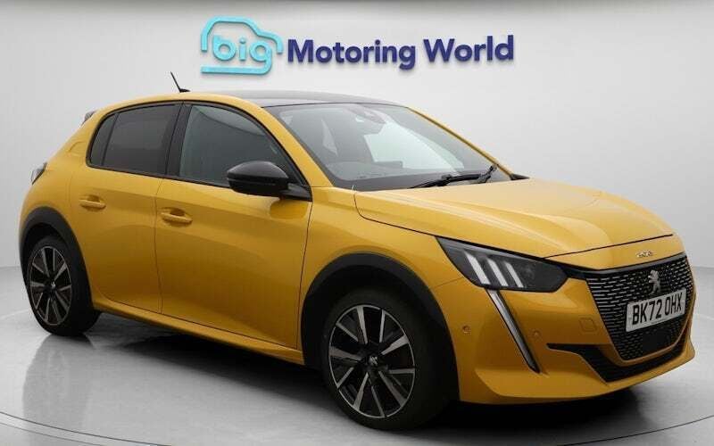 Yellow Used 2022 Peugeot 208 GT Hatchback | £11,200 (Fair price) - Image 1/4