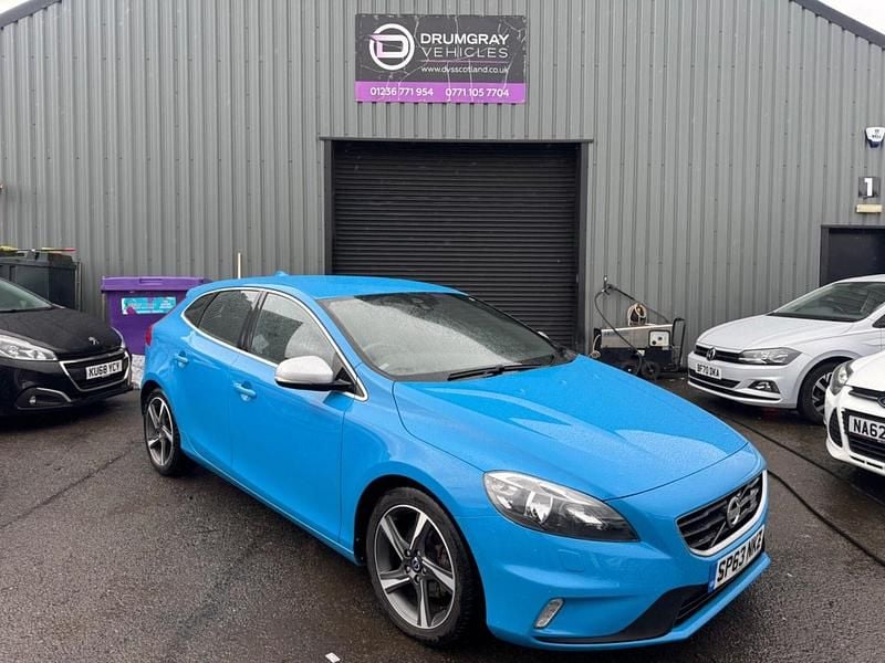 Used Volvo V40 R-Design 115 HP (84 kW) 2013 Blue Hatchback