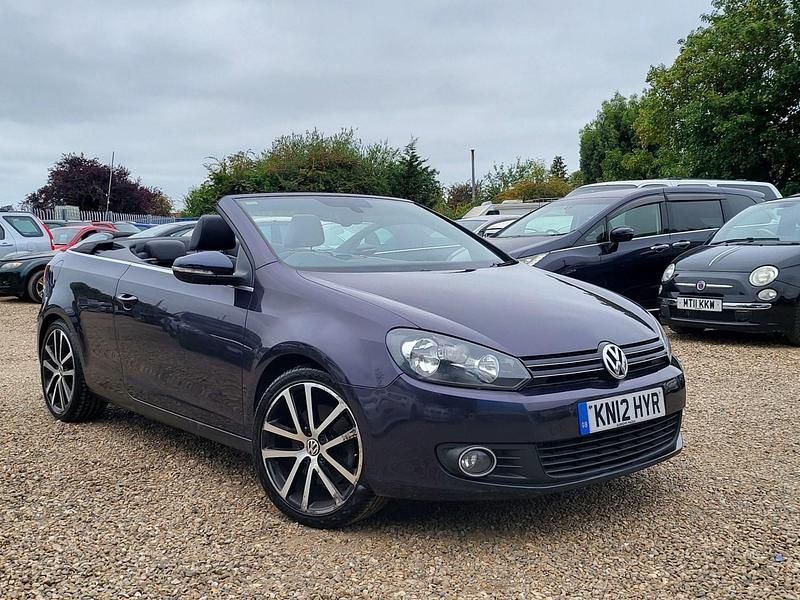 Purple Used 2012 VW Golf Cabriolet GT Cabriolet | £3,995 (Good price) - Image 1/4