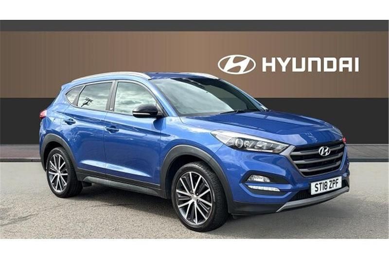 Blue Used 2018 Hyundai Tucson GO! SUV | £13,498 (Fair price) - Image 1/4