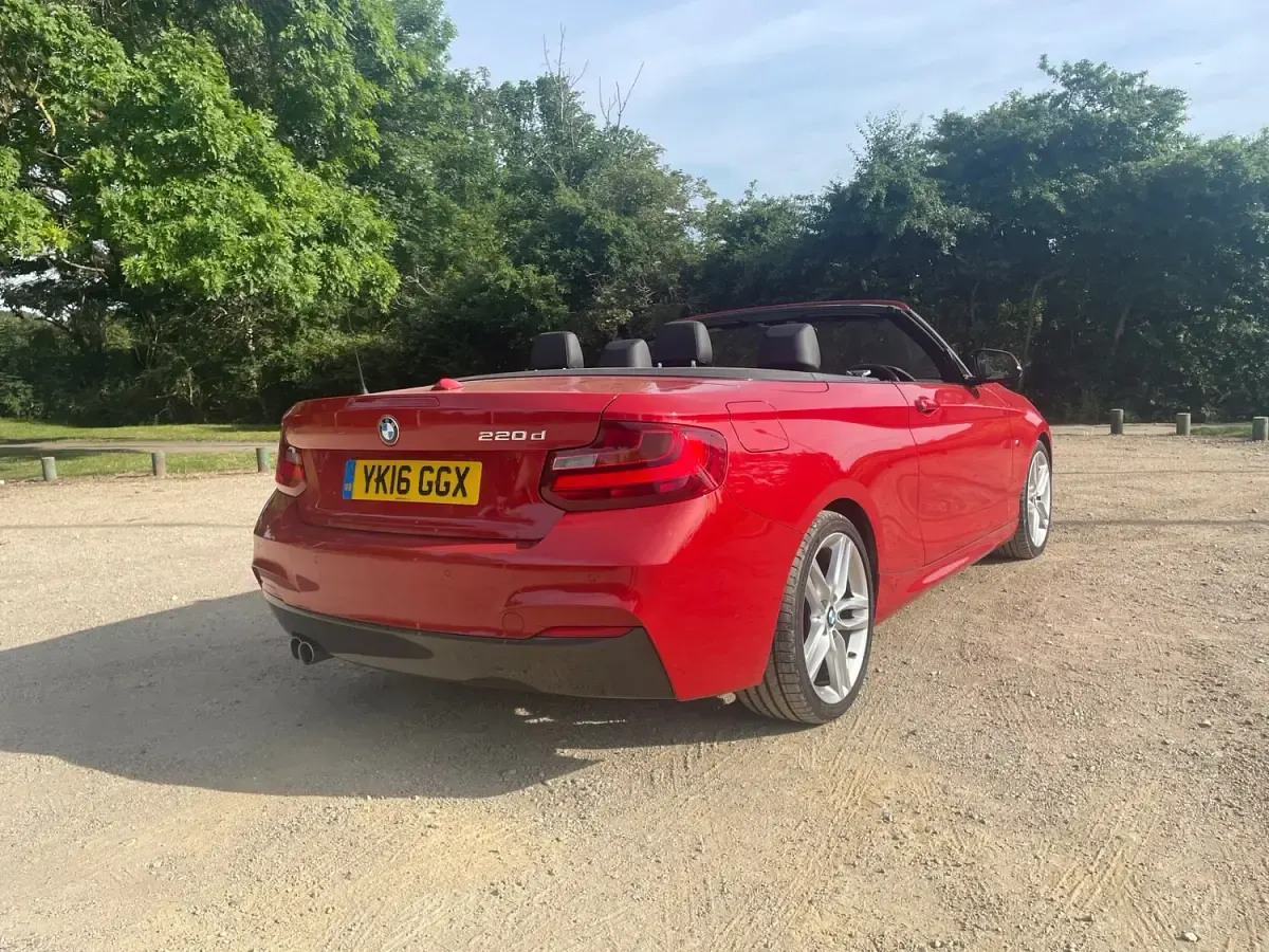 Used BMW 220 M Sport 2016 Red Cabriolet