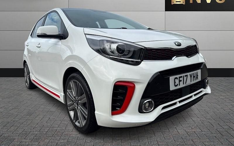 White Used 2017 Kia Picanto GT-Line Hatchback | £6,495 (Fair price) - Image 1/4