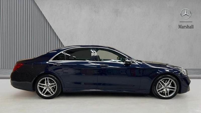 Used Mercedes S350 AMG Line Premium Plus 286 HP (210 kW) 2018 Cavansite blue metallic