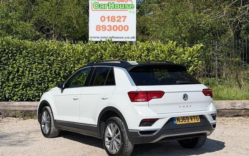 Used VW T-Roc Design 116 HP (85 kW) 2019 White SUV